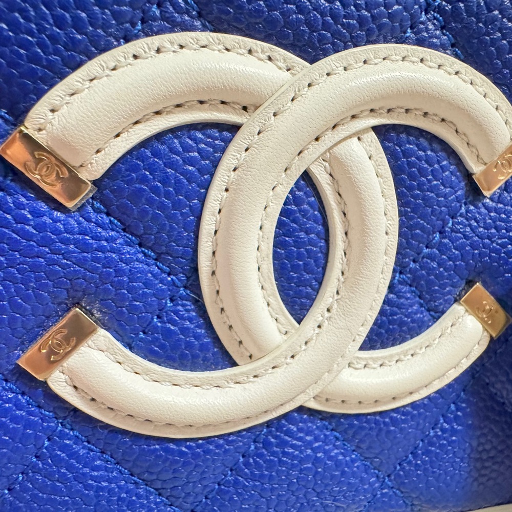 Chanel Multicolor CC Filigree Vanity Case Shoulder Bags - Picture 8 of 14